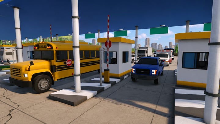Toll Plaza Simulator 游戏截图 2