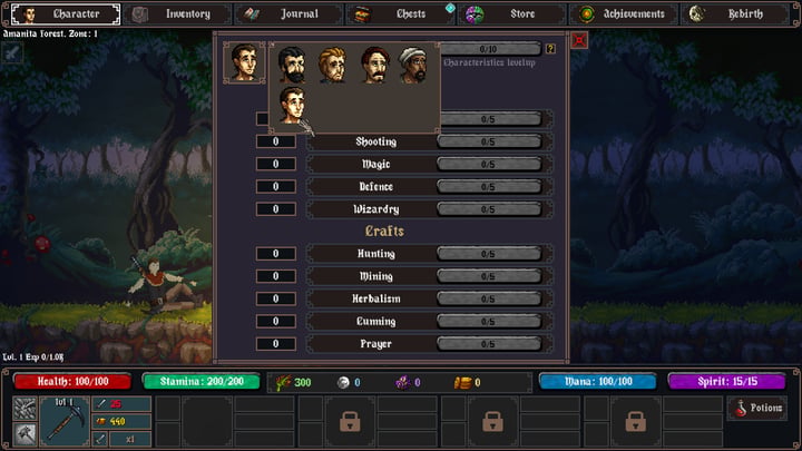 Gothic Clicker - Green Novice 游戏截图 3