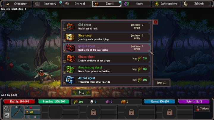Gothic Clicker - Green Novice 游戏截图 4