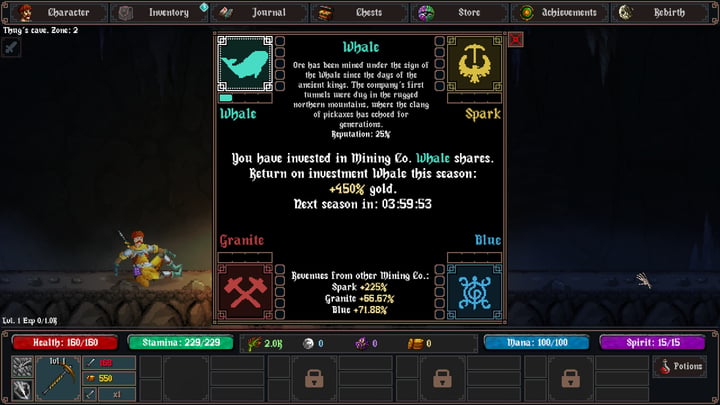 Gothic Clicker - Mining Company Shares 游戏截图 2