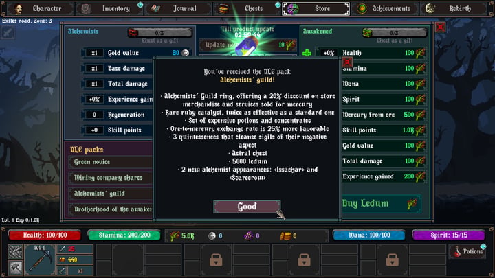 Gothic Clicker - Alchemists' Guild 游戏截图 1