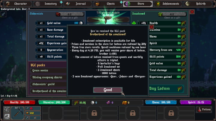 Gothic Clicker - Brotherhood of the Awakened 游戏截图 1