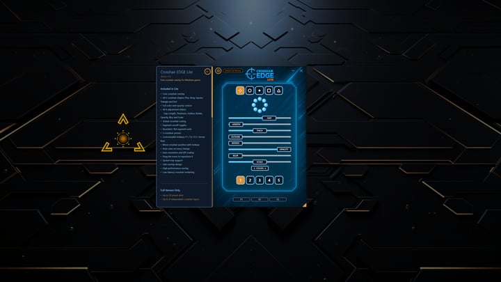Crosshair EDGE Lite 游戏截图 1
