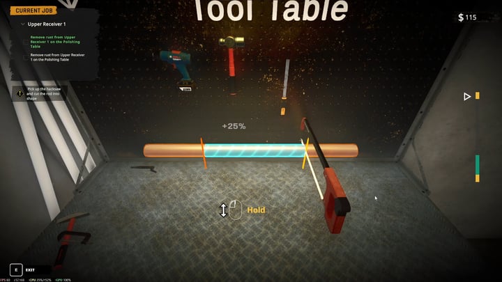 Gun Restoration Shop Simulator Demo 游戏截图 2