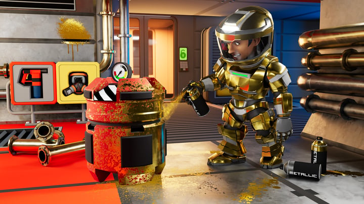 Stationeers: Supporters Metallic Spray Paints 游戏截图 1