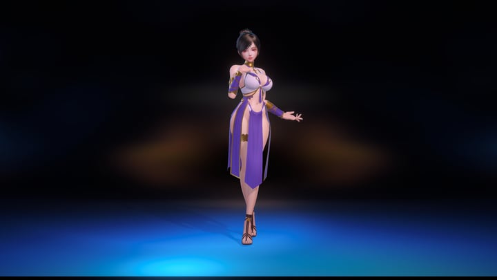 天使军团-Angel Legion-DLC 魅琉紗（紫） 游戏截图 1