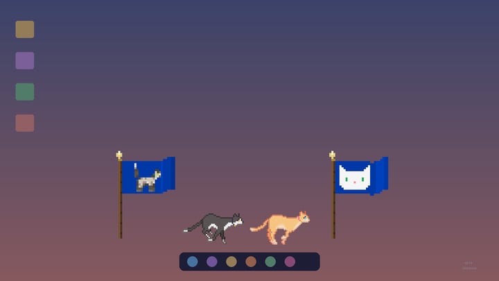 Sill Cats - 国旗套装 游戏截图 1
