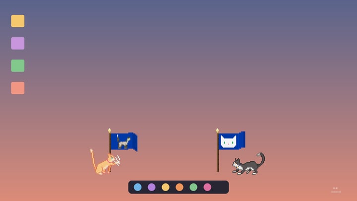 Sill Cats - 国旗套装 游戏截图 4