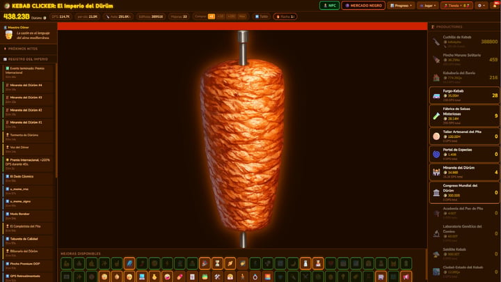 KEBAB CLICKER: El Imperio del Dürüm 游戏截图 1