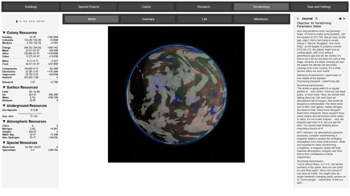 Terraforming Titans 游戏截图 2
