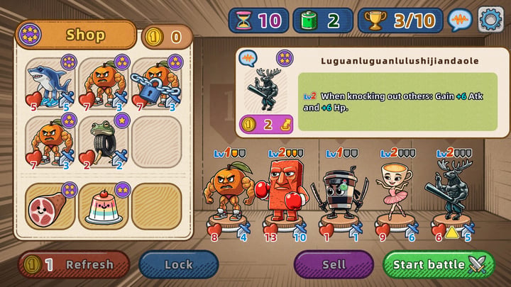 Brainrot Fight 游戏截图 1