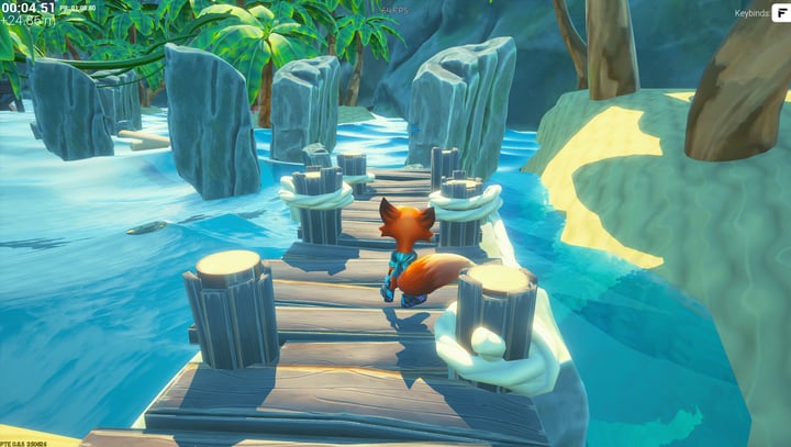 Stewart The Fox: Swing it! Demo 游戏截图 3