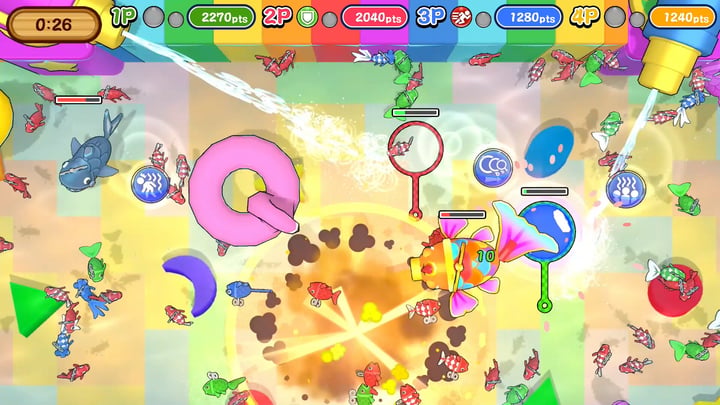 Super Goldfish Scooping 游戏截图 1