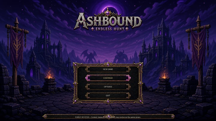 Ashbound Endless Hunt 游戏截图 1