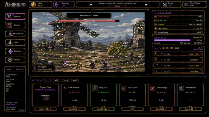 Ashbound Endless Hunt 游戏截图 2