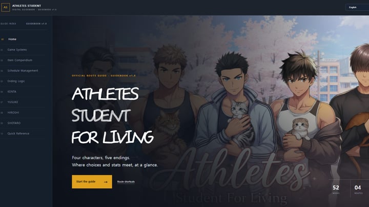 Athletes Student For Living - Guidebook 游戏截图 1